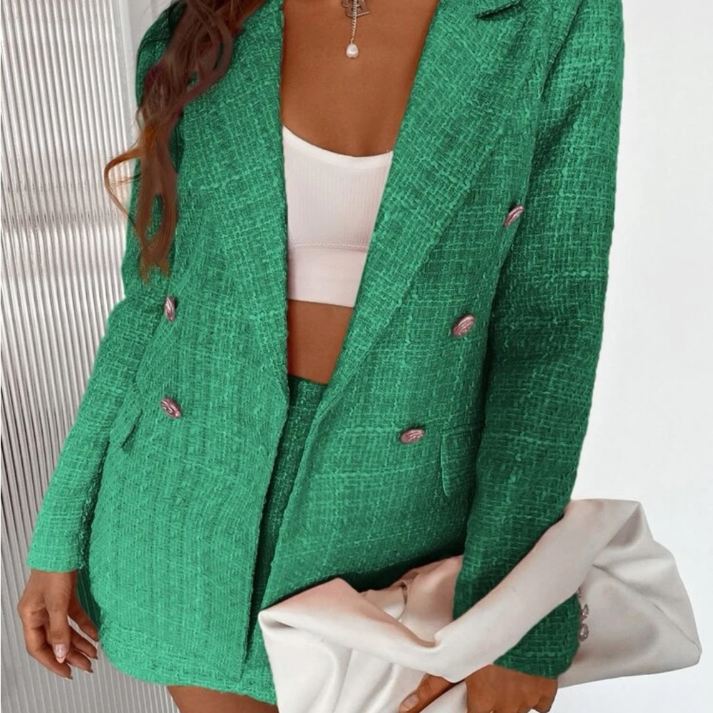 Green blazer Medium